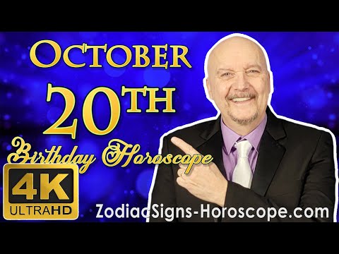 October 20 Zodiac Horoscope and Birthday Personality | October 20th Birthday Personality Analysis