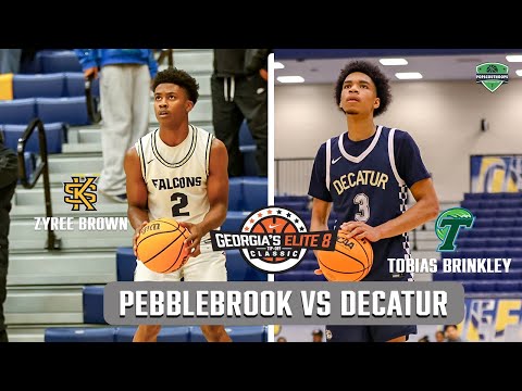 TULANE COMMIT TOBIAS BRINKLEY VS KENNESAW STATE COMMIT ZYREE BROWN | GA ELITE 8 TIP-OFF CLASSIC 🔥