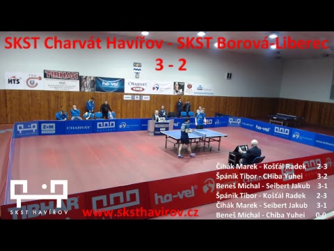 SKST Charvát Baník Havířov - SKST Borová-Liberec 1.12.2017