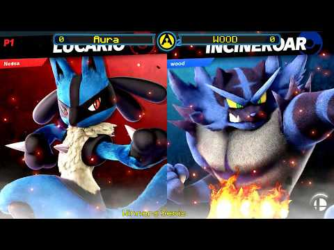 Aura(Lucario) vs PBLK Wood(Incineroar, Wario)  Arcade Legacy #23 SSBU  Winners Semis