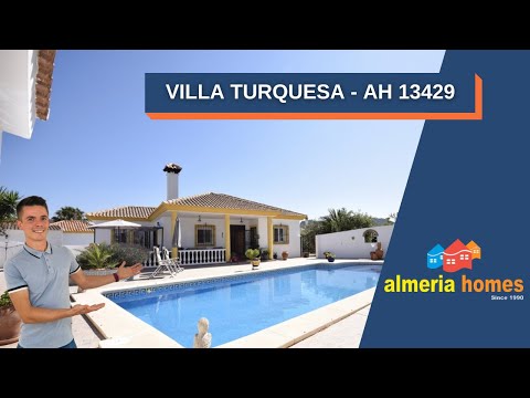 SOLD! 3 bedroom villa for sale in Arboleas with a 10x5m pool / Villa Turquesa - AH13429