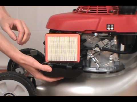 Replacing the Air Filter - Honda Lawn Mower