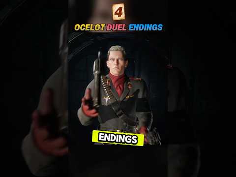 All 4 Ocelot Duel Endings in Metal Gear Solid Delta