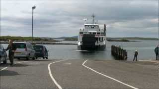 Ferry to Berneray, off North Uist, from Leverburgh, Isle of Harris, Outer Hebrides, Scotland