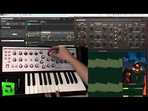 Moog Sub Phatty VS Native Instruments Monark + midi comparison