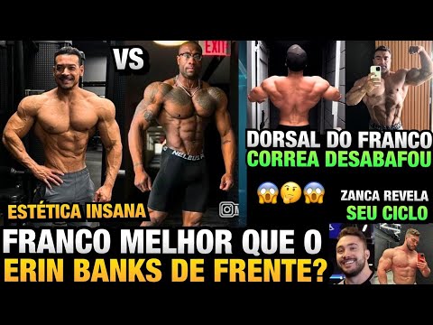 FRANCO MOSTRA SHAPE NÍVEL TOP 1 OLYMPIA ? (DE FRENTE) - CORREA ATUALIZA + ZANCA e PH
