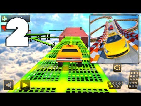 Real Taxi Car Stunts 3D: Impossible Ramp Car Stunt - Android Mobile Gameplay Walkthrough Part 2
