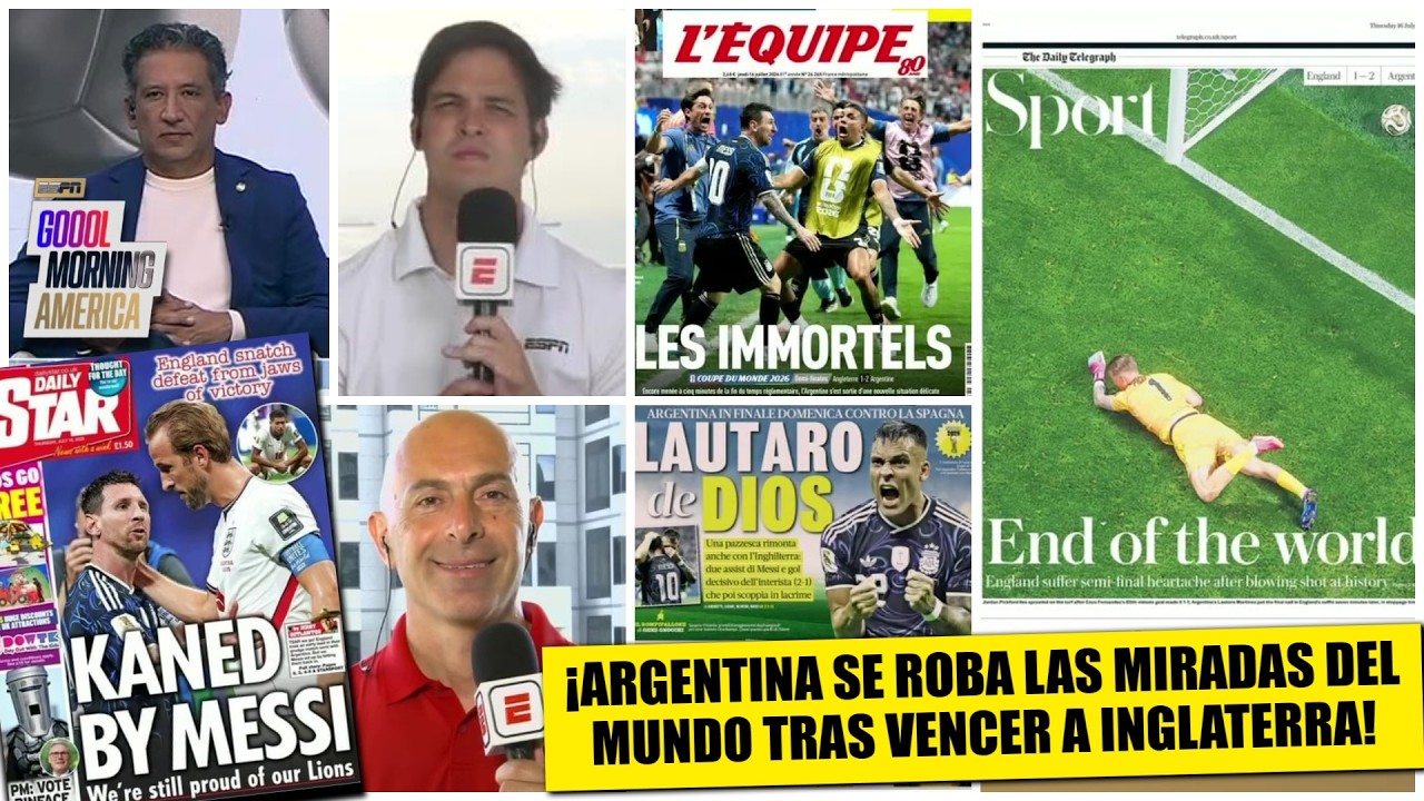 ARGENTINA, el día después del ÉPICO PASE a la FINAL, con el MUNDO rendido a sus pies | Goool Morning