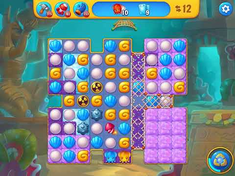 Fishdom level 6100 no boosters フィッシュダム ノーマル [Friend's]