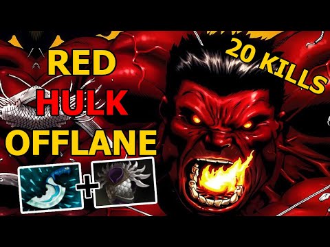 CRAZY RED HULK OFFLANE GOES CORE BY VG YANG DOTA 2