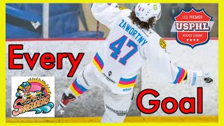 Long Beach Shredders All 2021-22 Goals || USPHL Highlights