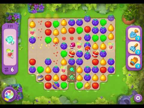 Gardenscapes Level 231 Super Hard NO BOOSTERS