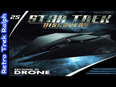 Star Trek Discovery: Issue 25: Section 31 Drone. Model Review By Eaglemoss/Hero Collector.