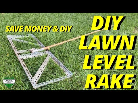 DIY Lawn Leveling Rake, Save Money & DIY, Lawn Leveling Tool DIY #lawnlevel #diylawnlevel