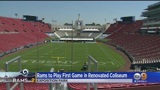 Rams To Play First Game In Renovated LA Coliseum