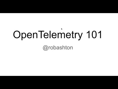 OpenTelemetry 101 - Rob Ashton - NDC London 2021
