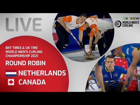 Netherlands v Canada - Round Robin - World Men's Curling Championship 2021