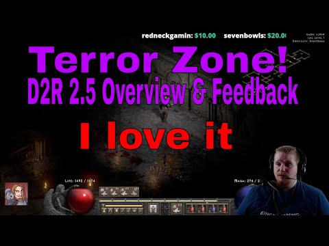 D2R 2.5 - All New TERROR ZONES!! I LOVE IT! (LvL 99 Zones)