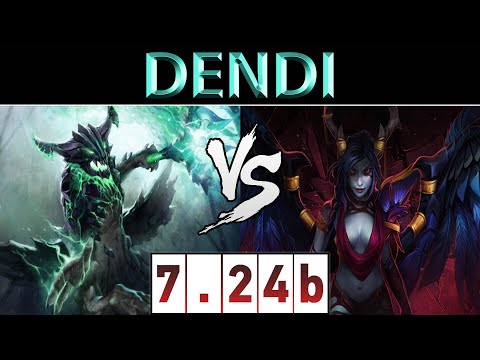 Dendi [Outworld Devourer] vs [Queen Of Pain] ► EU Ranked ► Dota 2 7.24b