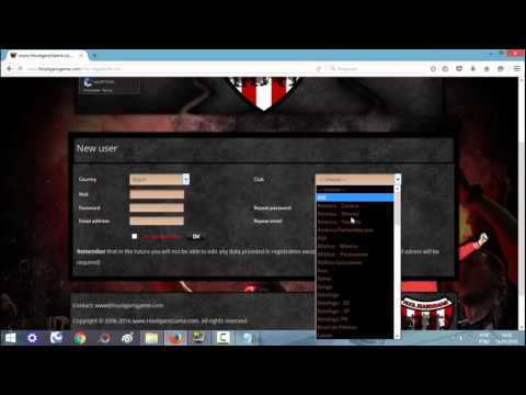 Como se registrar no hooligans game - HFJB