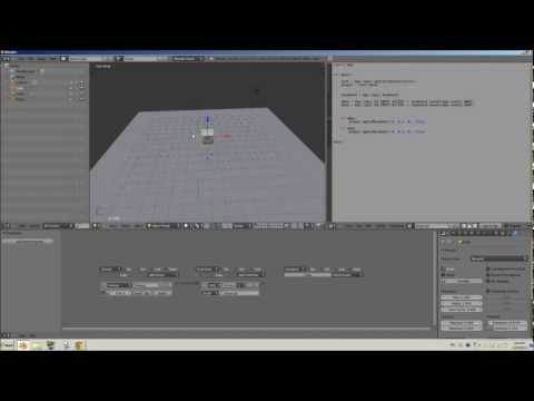 Hd Blender 2 6 Game Engine Python Scripting Tutorial Basic Movement Part 03