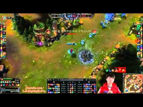 Faker Katarina vs Azir Mid Lane Highlights