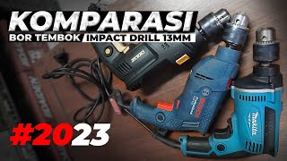 Download lagu Uji ketangguhan mesin bor tembok beton / impact drill Makita vs Bosch vs Doliz mp3