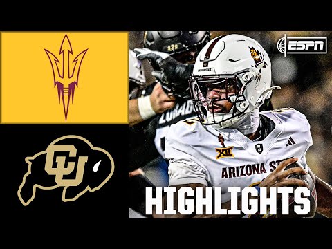 Arizona State Sun Devils vs. Colorado Buffaloes | Full Game Highlights | ESPN College Football