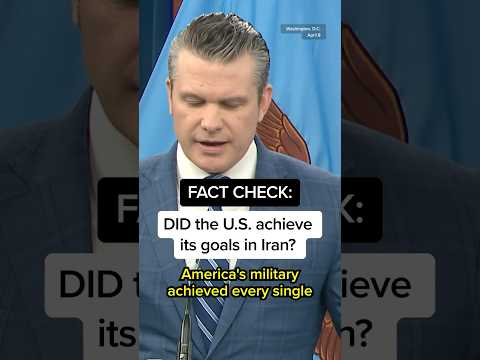 FACT CHECK: DID the U.S. achieve its goals in Iran?