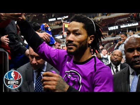 Derrick Rose hears 'MVP' chants, nets 24 in return to Chicago as Wolves beat Bulls | NBA Highlights