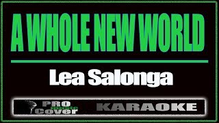 A Whole New World - LEAH SALONGA (KARAOKE)