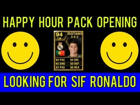 Fifa 13 - Happy Hour Pack Opening - Looking For SIF Ronaldo