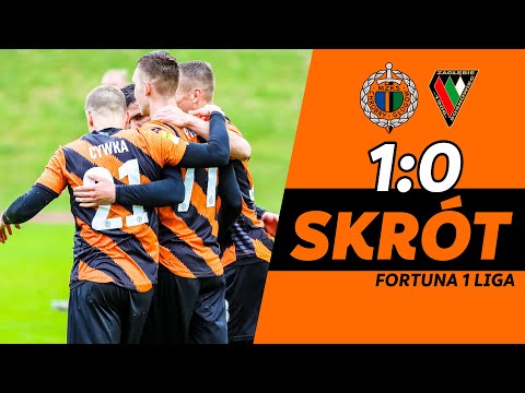 FORTUNA 1 LIGA: Chrobry Głogów - Zagłębie Sosnowiec 1:0 (skrót)