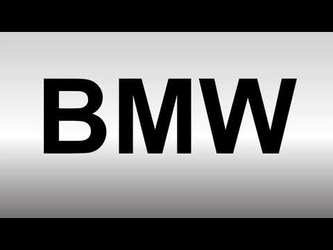 How to Pronounce BMW