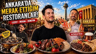 ANKARA'DA MERAK ETTİĞİM MEKANLARA GİTTİM