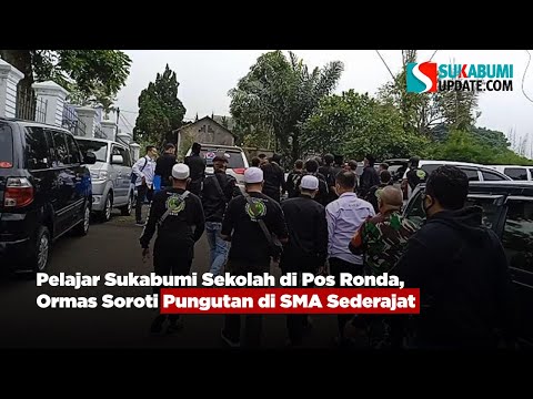 Pelajar Sukabumi Sekolah di Pos Ronda, Ormas Soroti Pungutan di SMA Sederajat