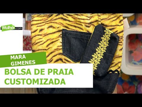 Bolsa de Praia Customizada - Mara Gimenes - 21/12/2018