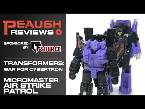 Video Review: Transformers: War for Cybertron SIEGE - Micromaster AIR STRIKE PATROL