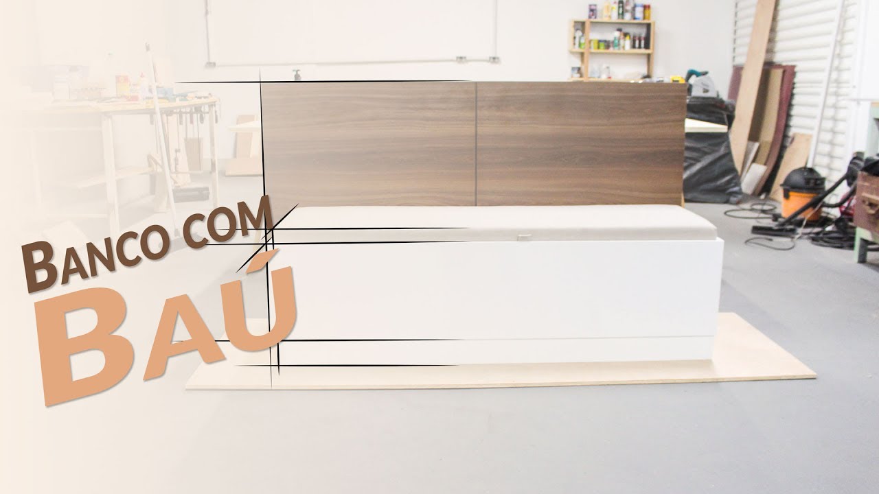 COMO FAZER UM BANCO BAÚ DO CANTO ALEMÃO | TRANSFORMAÇÃO DA SALA PEQUENA EP. 03