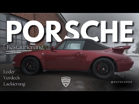 Porsche 993 Wie neu geboren -  Restoration – Fokus auf extrem präzises Leder-Interior