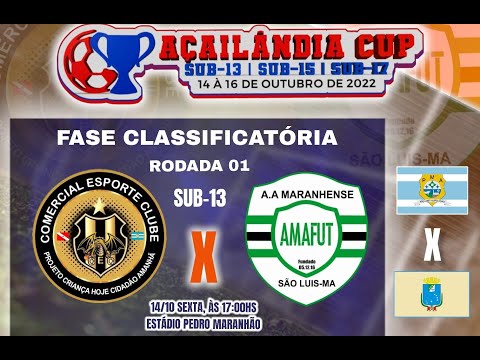 AMAFUT X COMERCIAL (PA) | SUB 13 AÇAILÂNDIA 2022