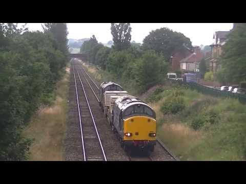 DRS 37608 tnt 37607. 6C51+6C52. Heysham Flasks. 25/07/13