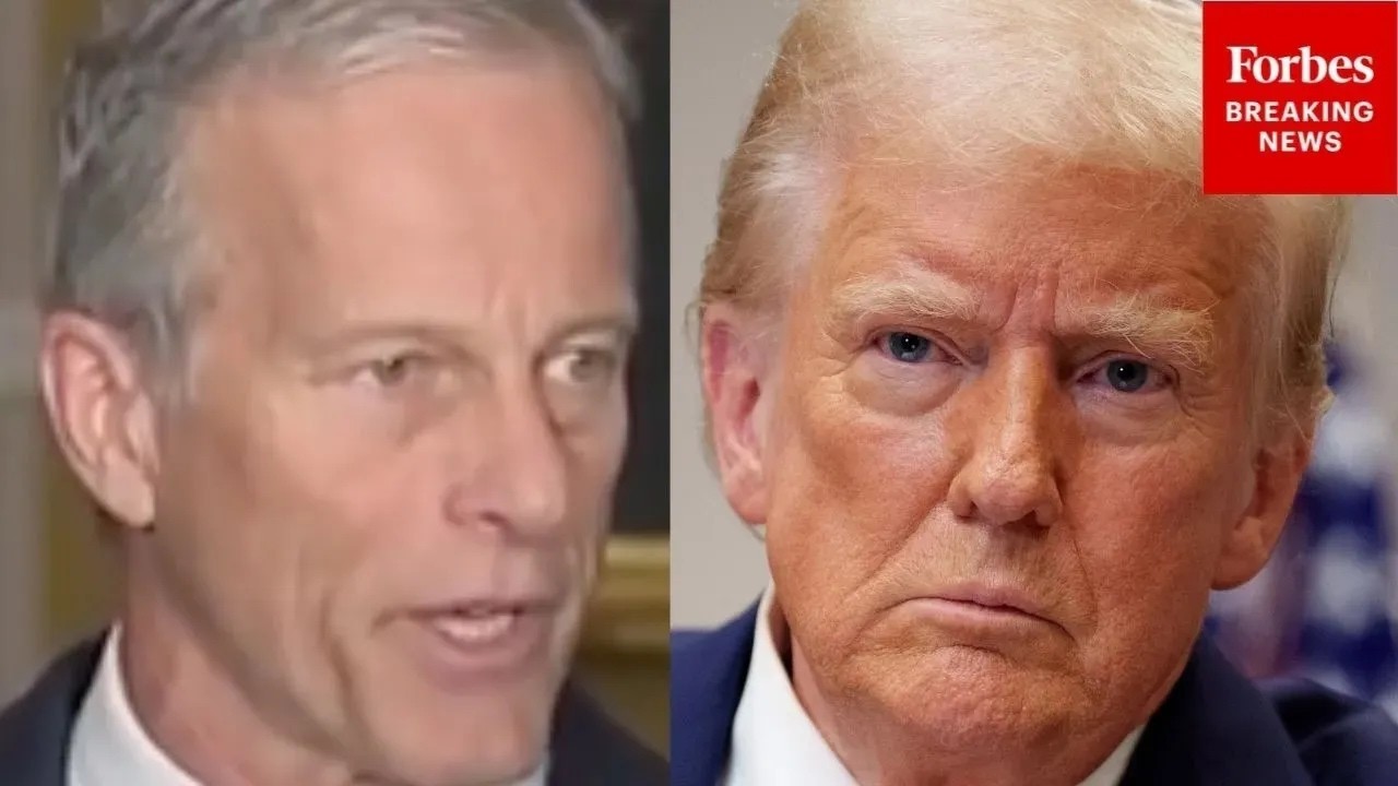 Video | John Thune Responds To Trump's Attacks On NATO After Speech On Iran