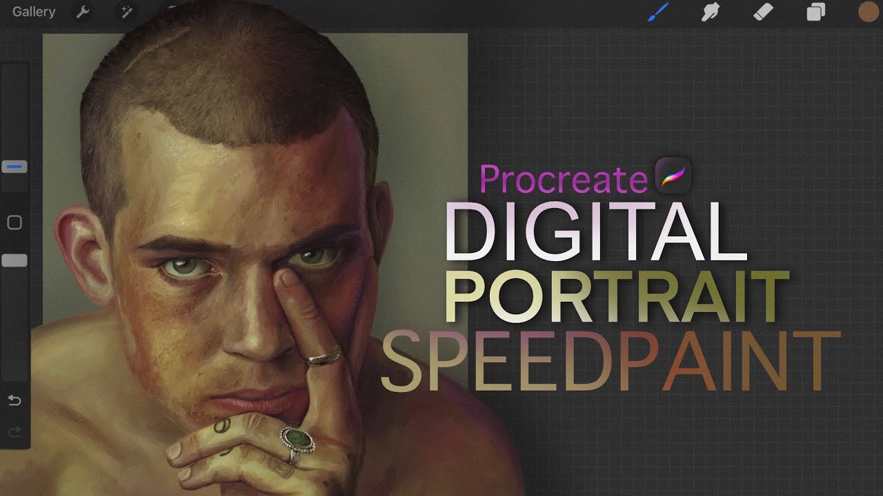 Procreate Digital Portrait Speedpaint