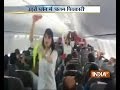 Watch SpiceJet cabin crew spicing up Holi with.