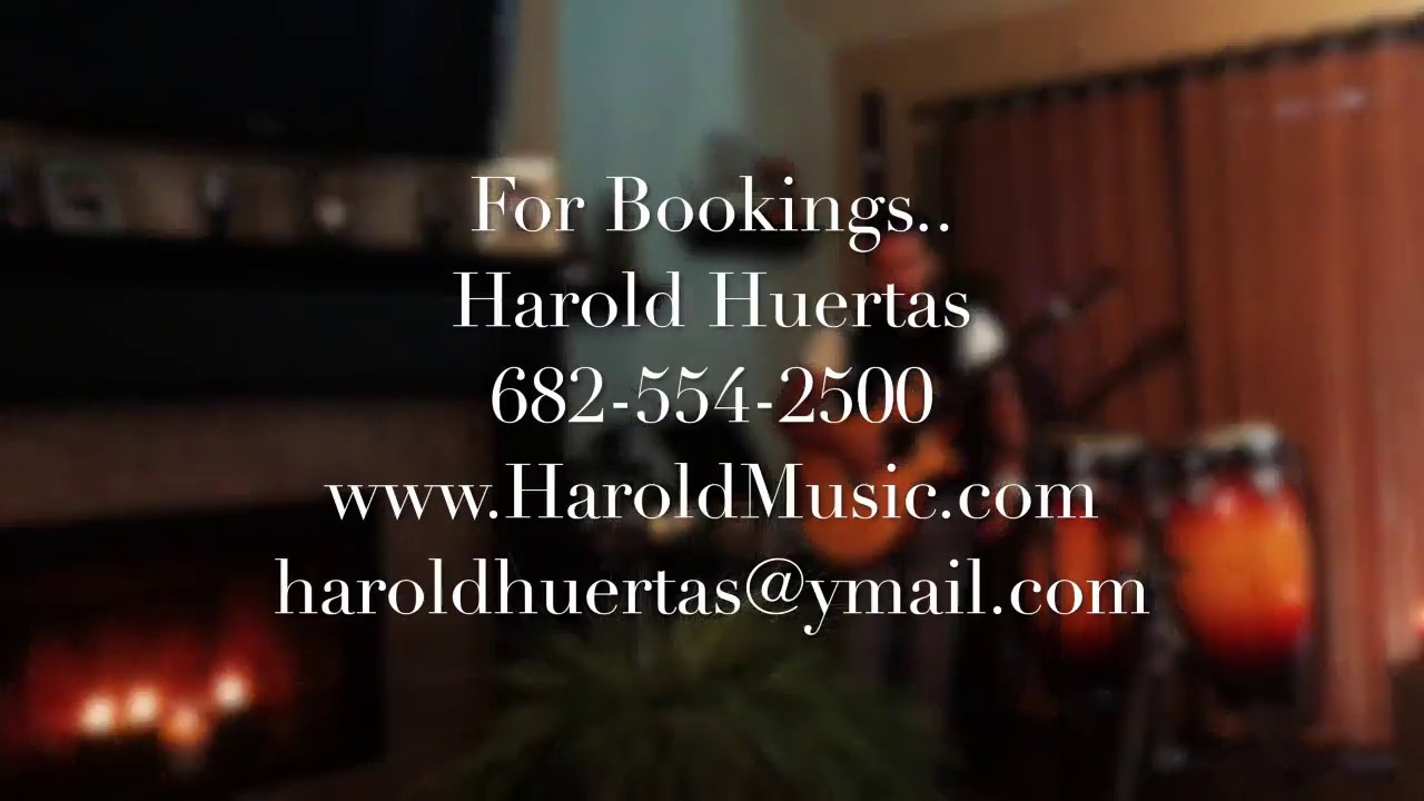 Promotional video thumbnail 2 for Harold Huertas