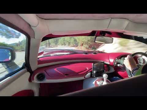 POV driving rare TVR Sagaris in the canyons!  Only 211 made!