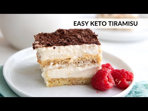Ciao Bella! Classic KETO TIRAMISU tastes like your favorite Italian dessert!