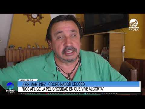 "NOS AFLIGE LA PELIGROSIDAD EN LA QUE VIVE ALGORTA"