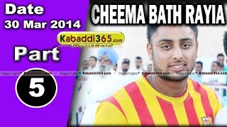 Cheema Bath Rayia (Amritsar) Kabaddi Tournament 30 Mar 2014 Part 1 By Kabaddi365.com